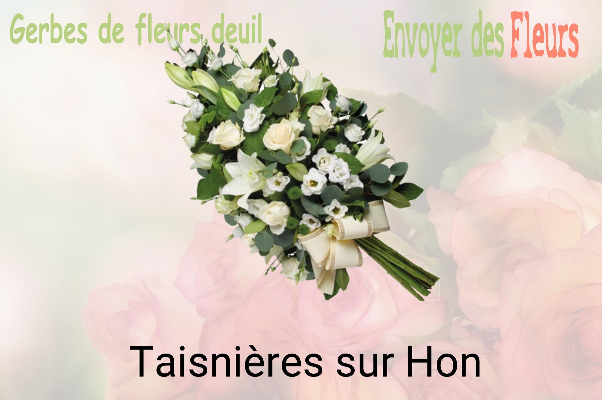 Gerbe de fleurs de deuil livrée à Taisnières-sur-Hon